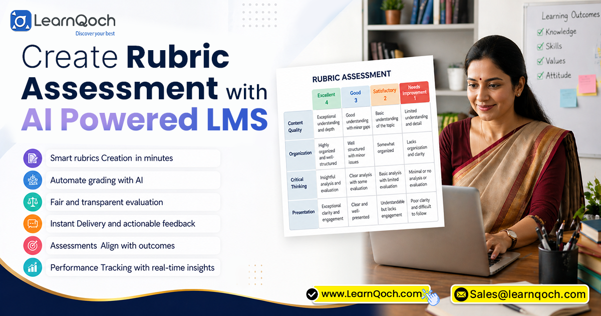 Create Rubric Assessment with AI Powered LMS