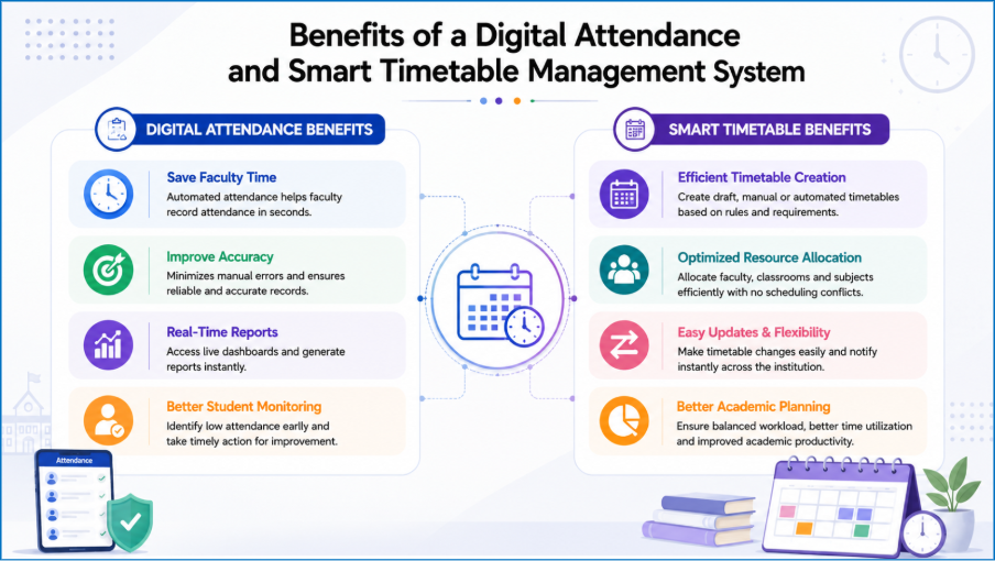 Benefits of a Digital Attendance and Smart Timetable Management System