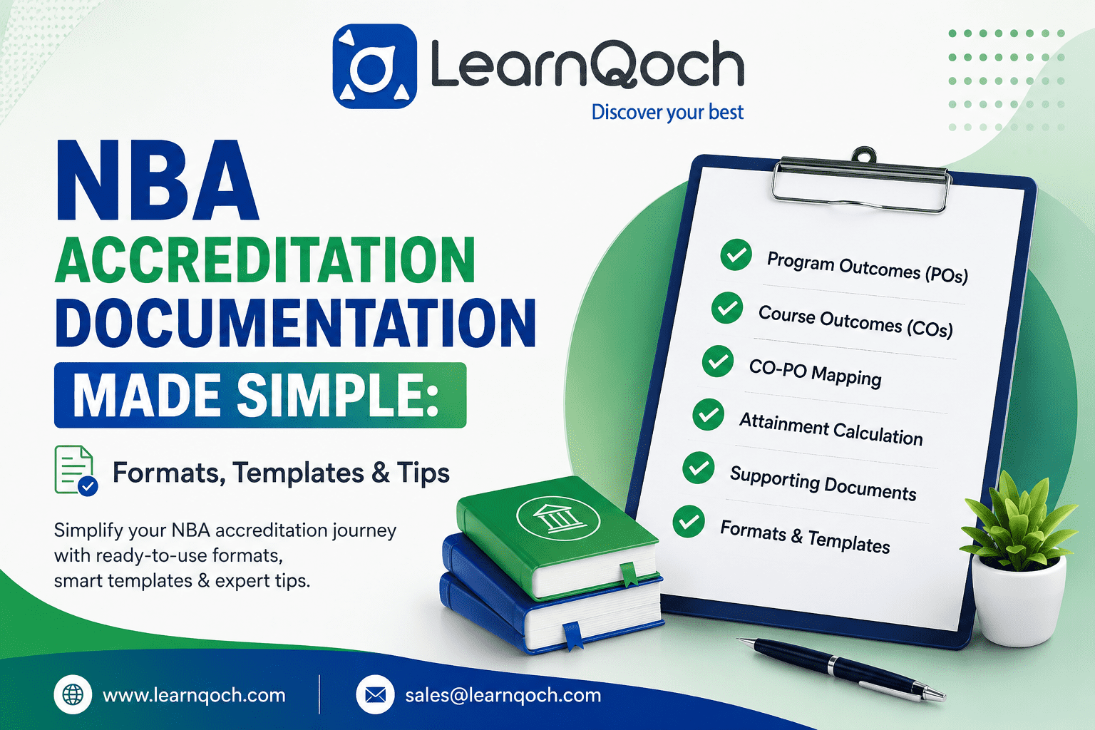 NBA Accreditation Documentation Made Simple: Formats, Templates & Tips
